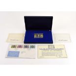 Danbury Mint, a silver ingot stamp commemorating the Silver Jubilee,