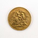 A half sovereign dated 1911