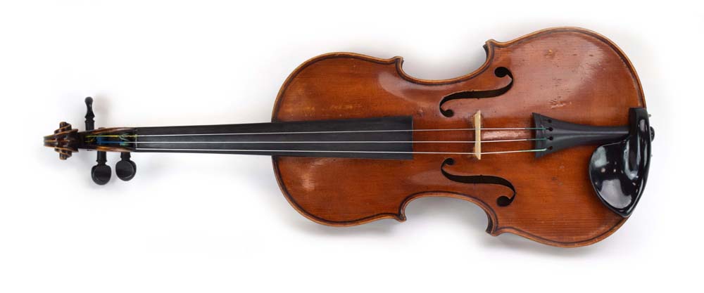 A 19th century violin, bearing a paper label 'Matteo F.