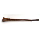 A copper trumpet by Boosey & Co.