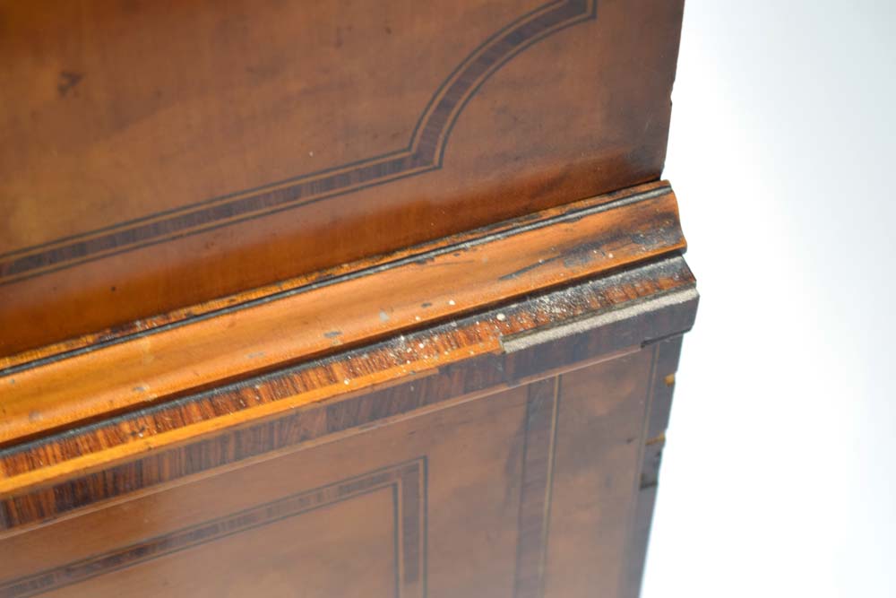 A late 19th century Sheraton Revival cabinet on stand by Edwards & Roberts, - Image 10 of 31