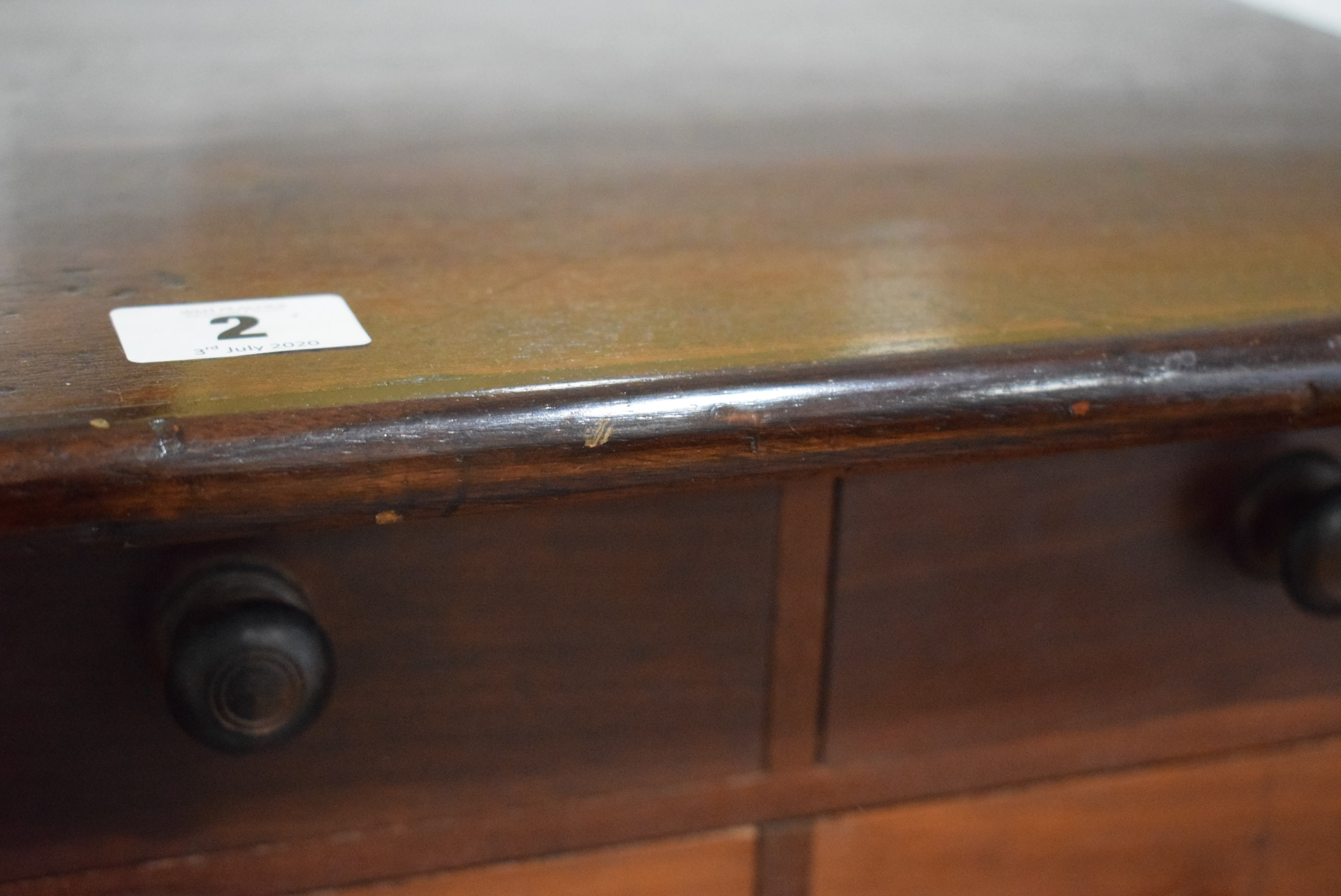 A 19th century mahogany table cabinet, the pair of doors enclosing an arrangement of twelve drawers, - Image 19 of 21