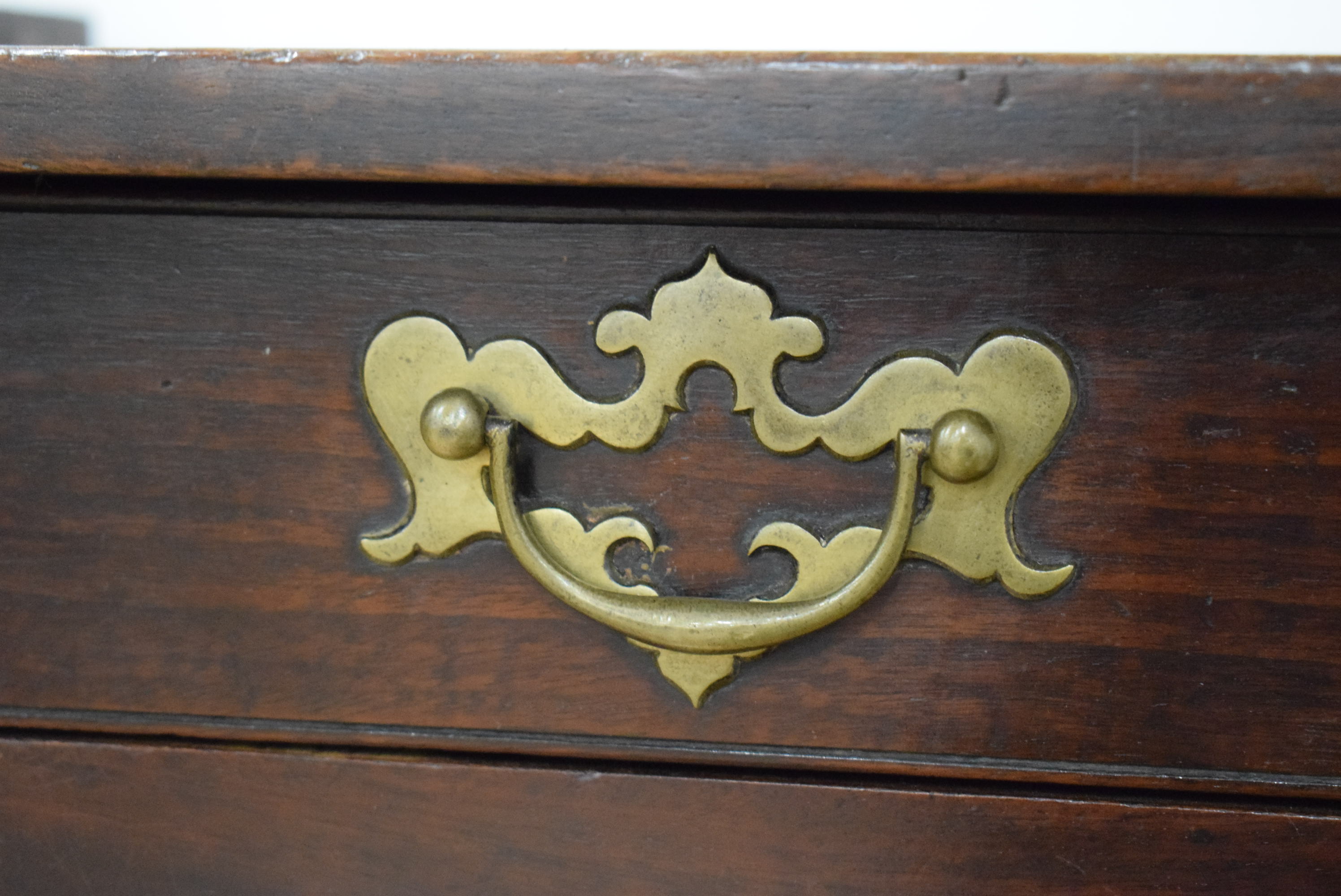 An 18th century Cuban mahogany side/tea table, the folding surface over a single frieze drawer, - Image 21 of 26