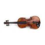 A mid-19th century French violin,