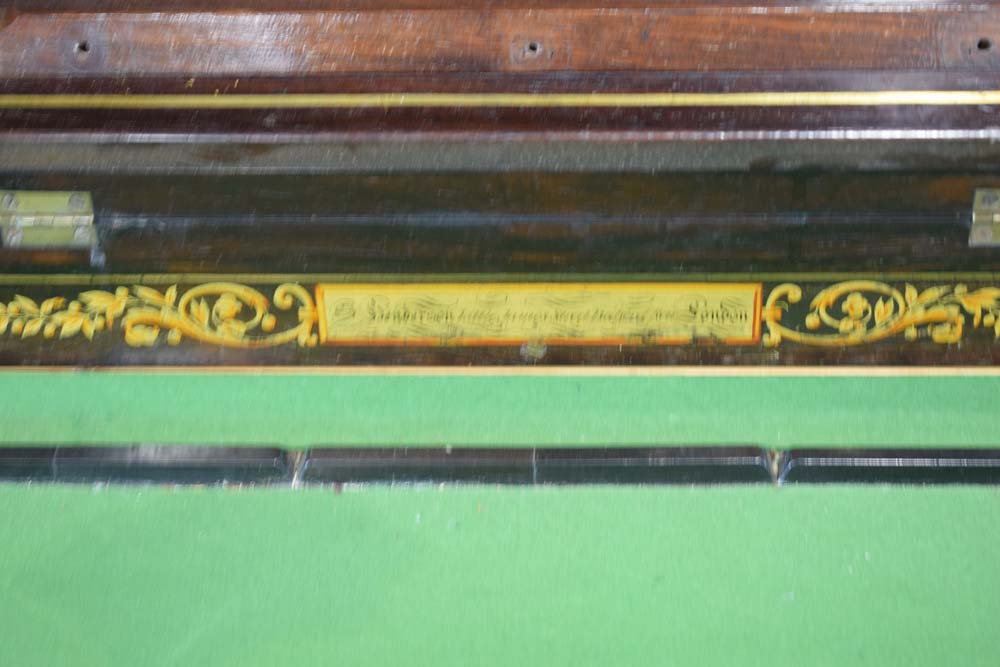 A Regency rosewood and brass mounted secretaire cabinet, later converted from a piano by Henderson, - Image 6 of 8