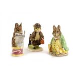 Three Beswick Beatrix Potter figures comprising: Samuel Whiskers,