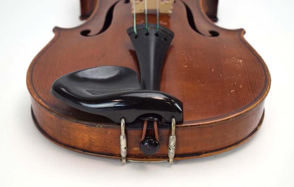 A 19th century violin, bearing a paper label 'Matteo F. - Image 10 of 12