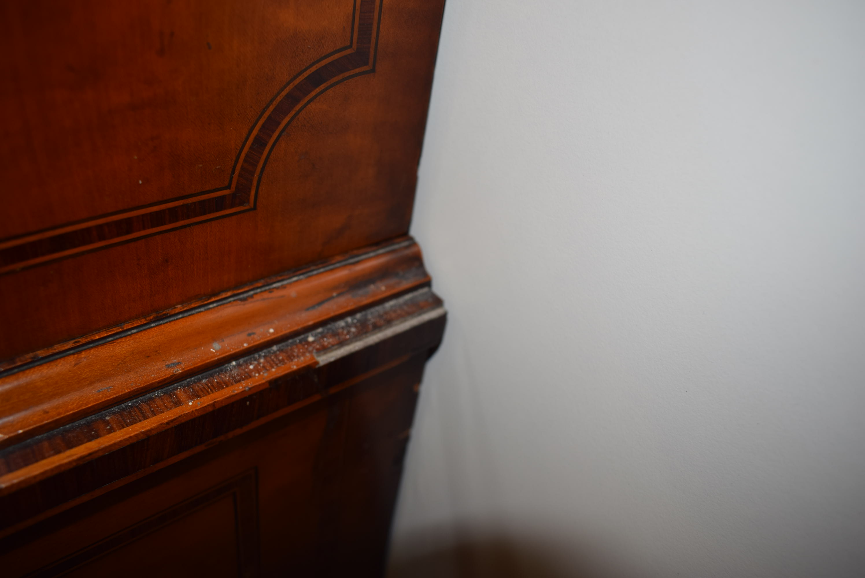A late 19th century Sheraton Revival cabinet on stand by Edwards & Roberts, - Image 13 of 31