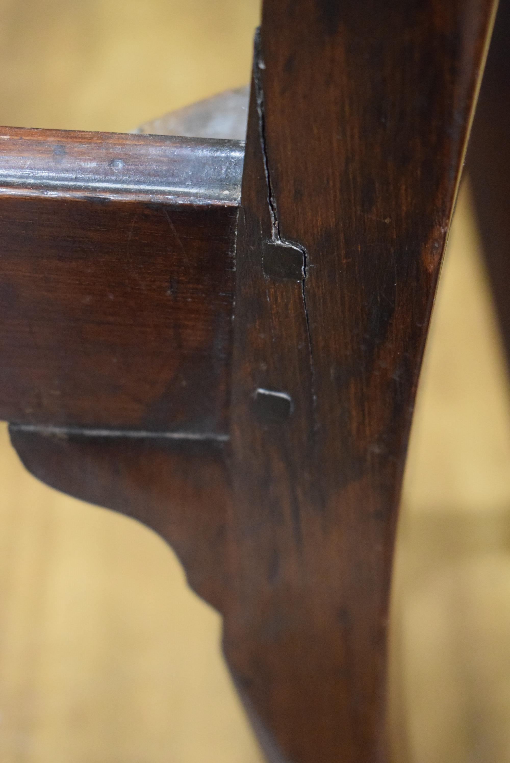 An 18th century Welsh oak side chair with a wheel back, c. - Image 34 of 34