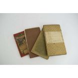 A group of four linen-backed maps of Letchworth and Royston including one presented to the