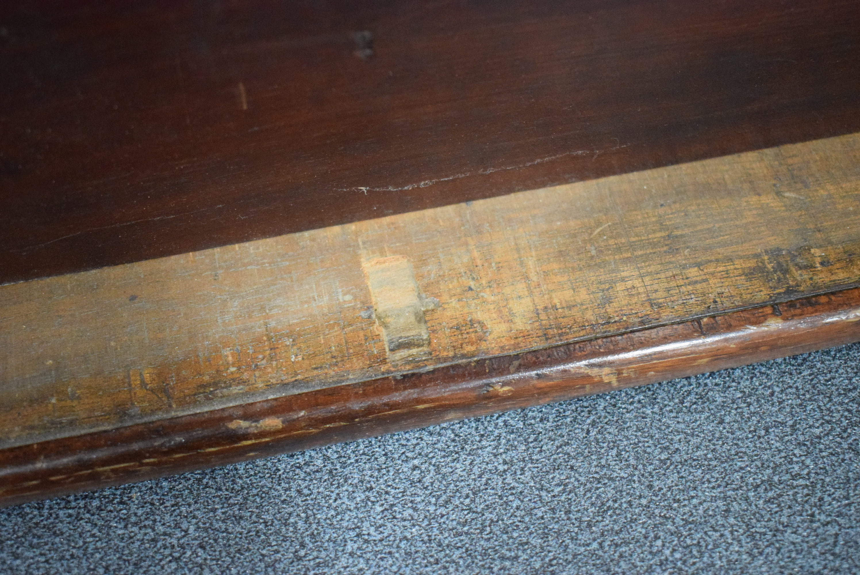 A 19th century mahogany table cabinet, the pair of doors enclosing an arrangement of twelve drawers, - Image 15 of 21