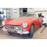 WLU 260G, MG Midget, 1275cc petrol, red First Registered: 14/01/1969, 4 previous keepers, vendor