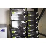 20 boxed Luceco LED floodlights with PIR sensors