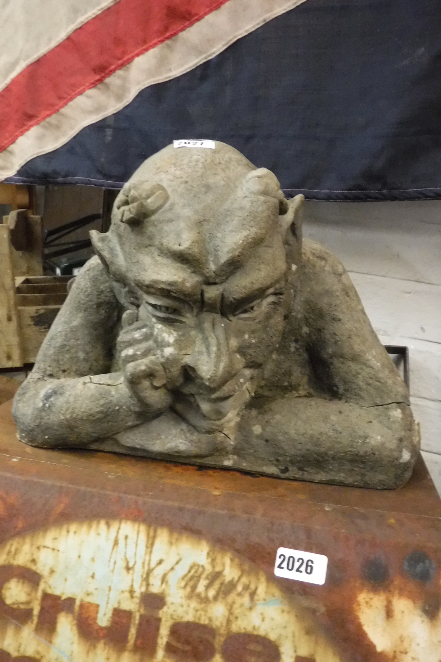 Concrete gargoyle