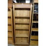 Pine 5 shelf bookcase