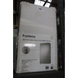 Boxed Fronteno stainless steel single door mirrored cabinet