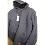 Buffalo hooded jacket in blue, size XXXL