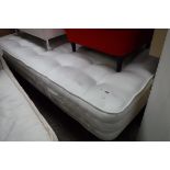 Wooden double bed with mattress