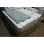 Double divan bed with mattress and matching headboard