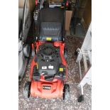 Sovereign petrol lawn mower with box