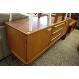 Teak 3 drawer sideboard