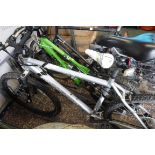 Meltdown Muddy Fox mountain bike in silver