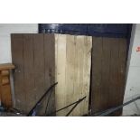 3 reclaimed panelled doors