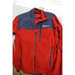 Berghaus fleece in blue and red, UK size M
