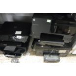 4 various HP printers