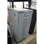 Bisley multi drawer in grey