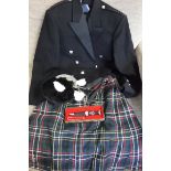 Scottish civilian Highland Dress with sgian dubh