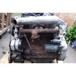 Land Rover 90 engine with power steering pump, 1985, naturally aspirating