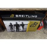 Reclaimed Breitling point of sale display