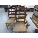 5204 Refectory style pub garden table and 5 chairs