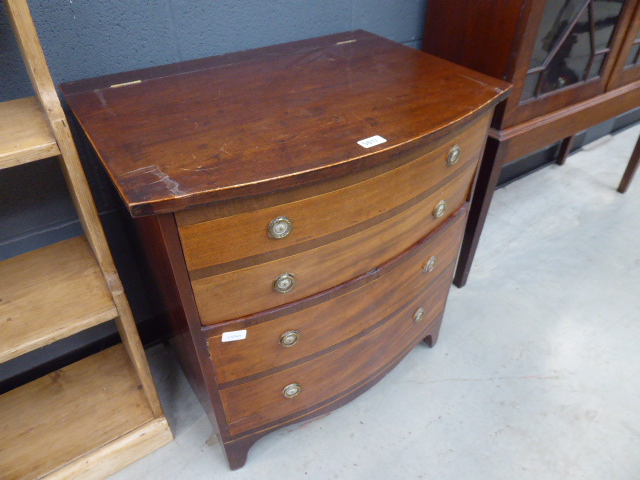 Converted Victorian bow fronted commode - Image 2 of 3