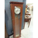 1950's Gents of Leicester electric wall clock with pendulum