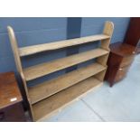 Stripped pine plate rack