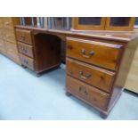 A pine dressing table