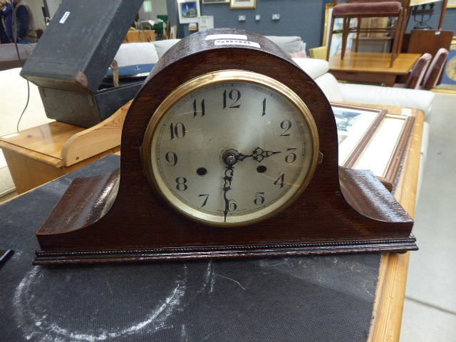 Napoleon hat mantle clock