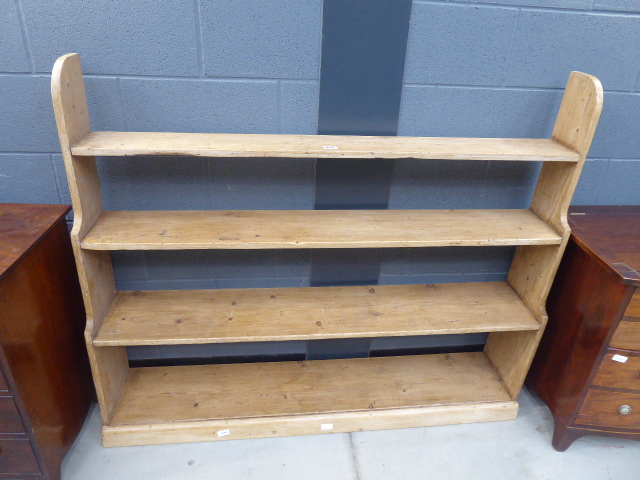 Stripped pine plate rack - Image 2 of 2