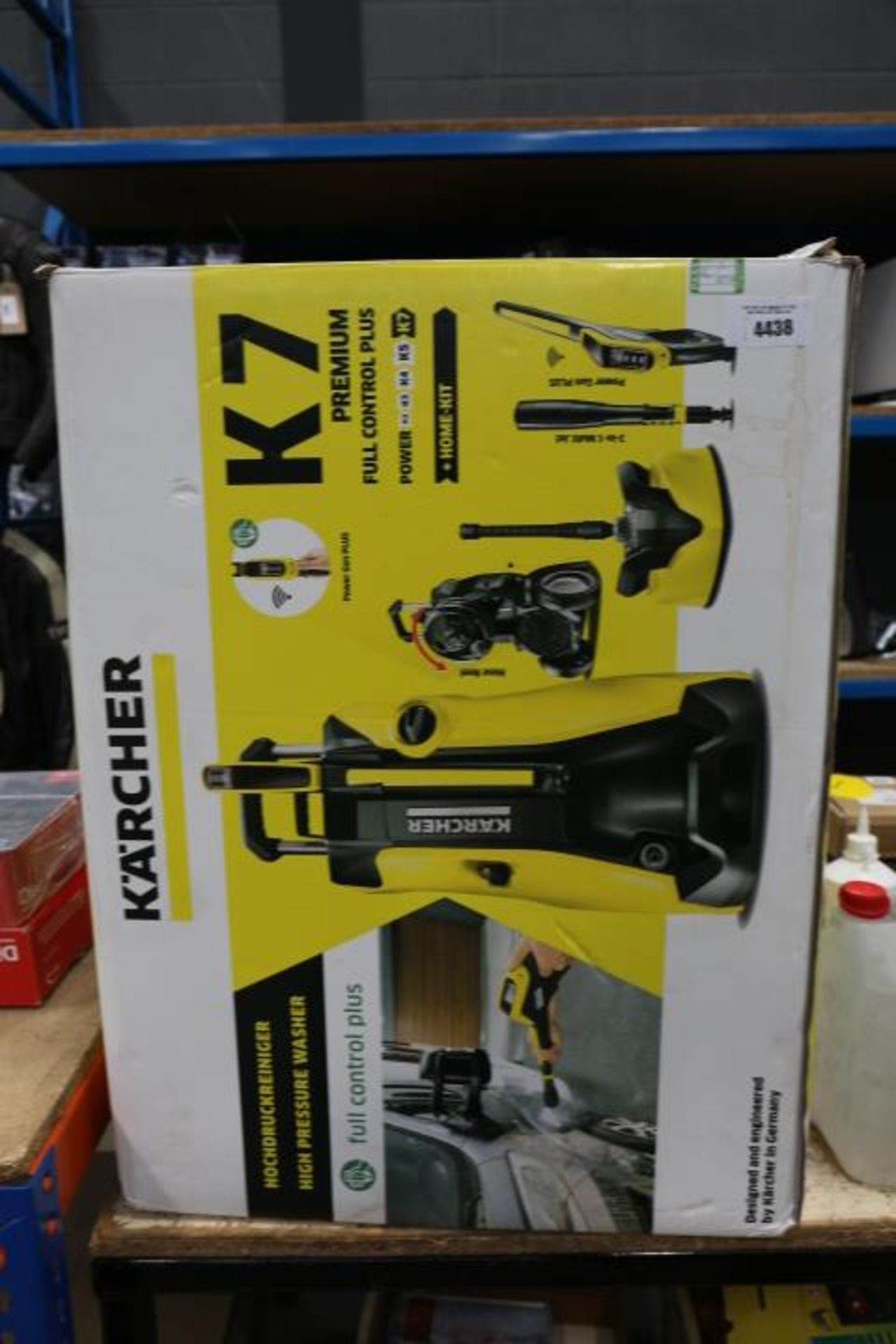 Karcher K7 premium full control pressure washer with patio cleaning head (boxed)