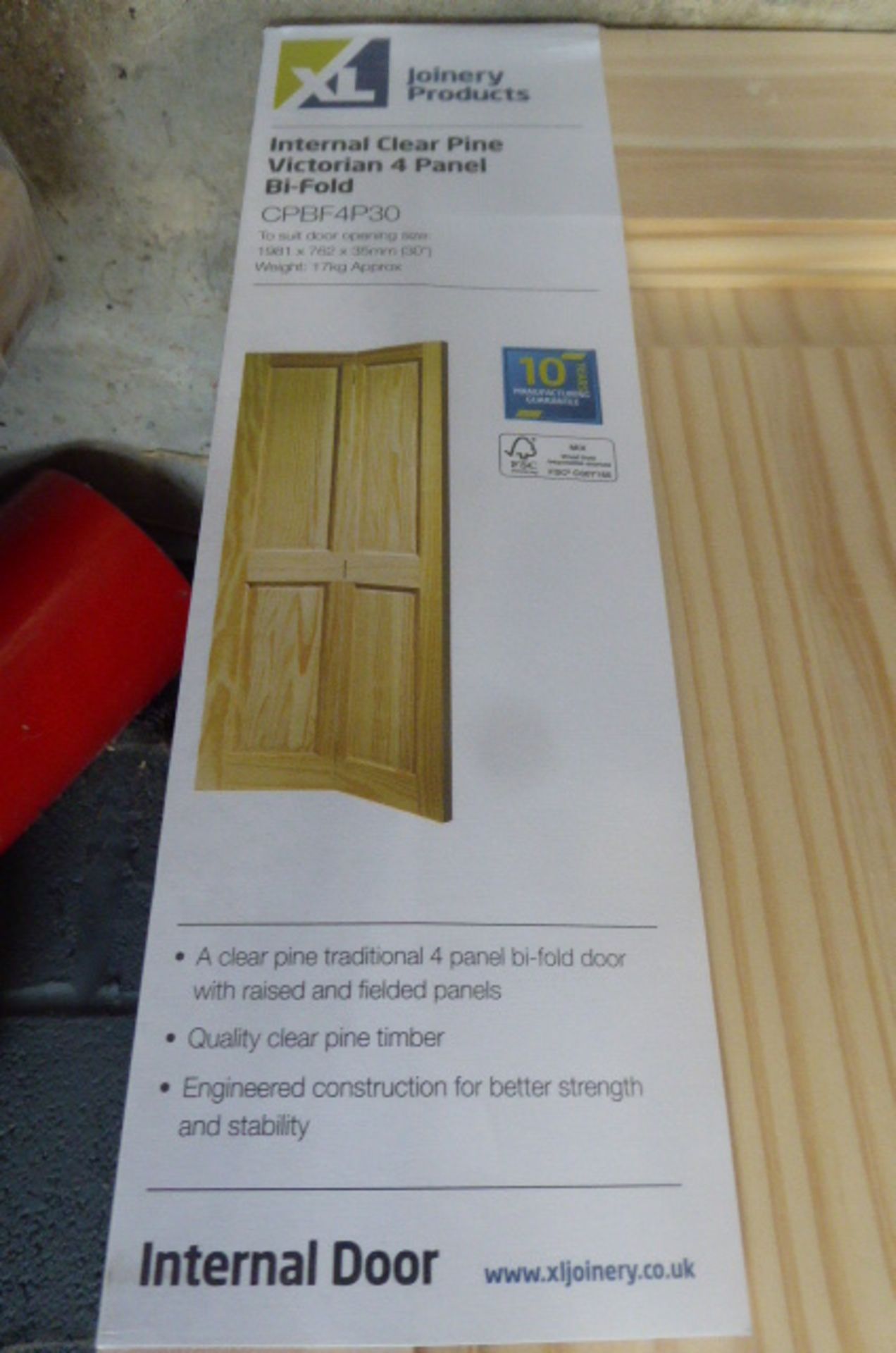 Pine bi-fold door - Image 3 of 3