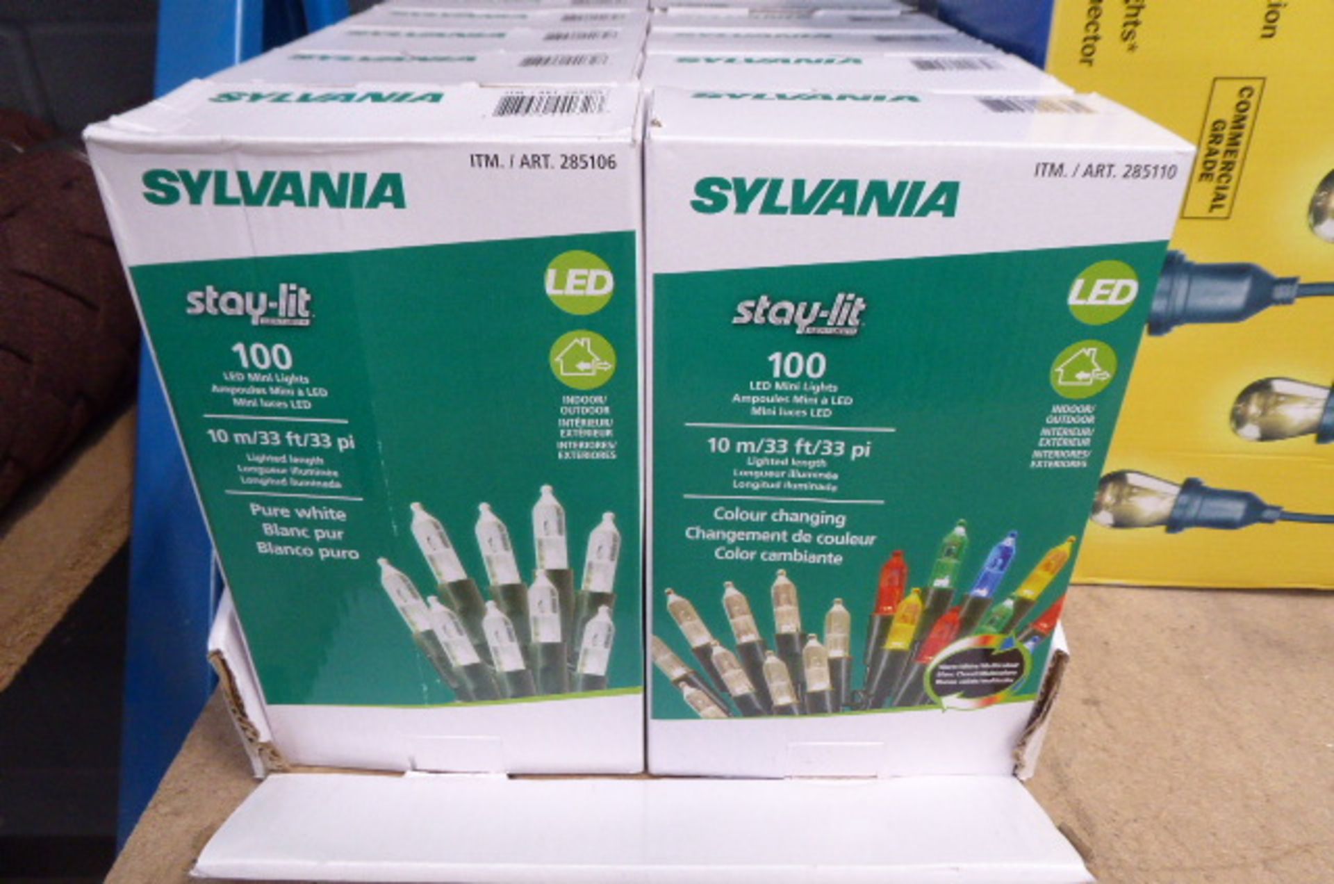 Quantity of Sylvania colour changing lights and some string lights - Image 4 of 5