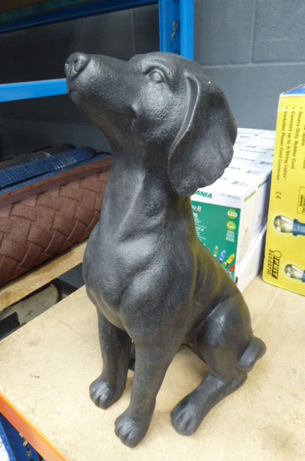 Boxed statue of a dog - Image 2 of 3