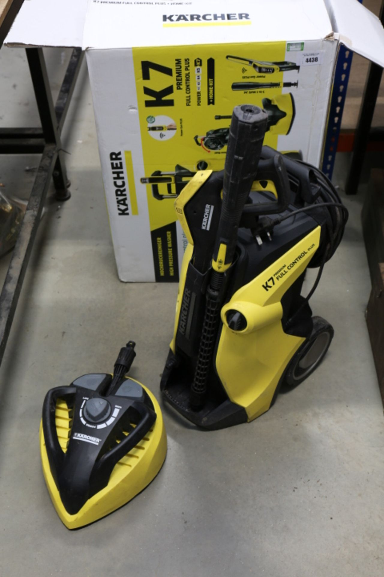 Karcher K7 premium full control pressure washer with patio cleaning head (boxed) - Image 2 of 2