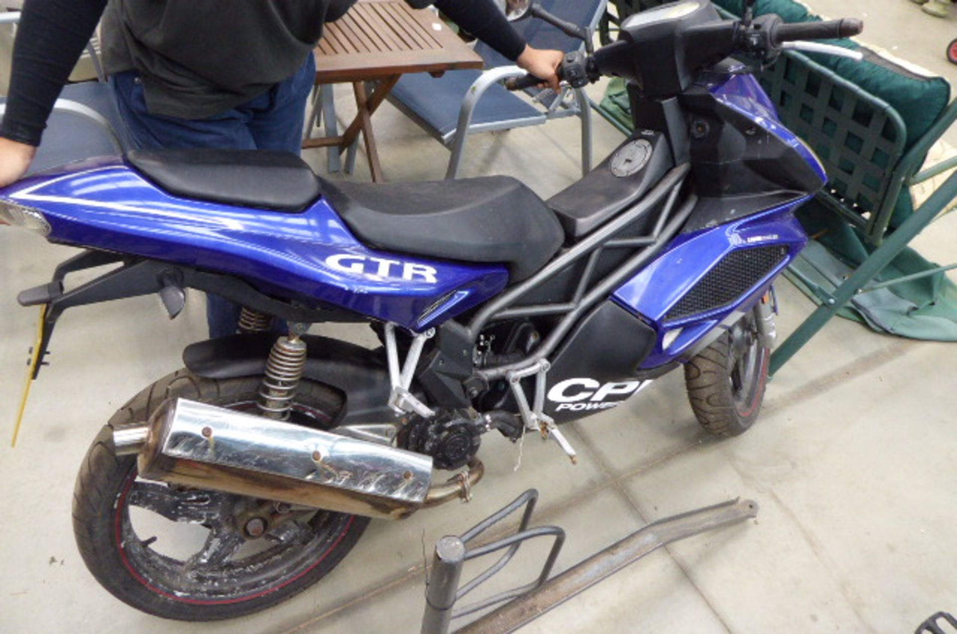 Blue Honda GTR 125 motorcycle - Image 4 of 4