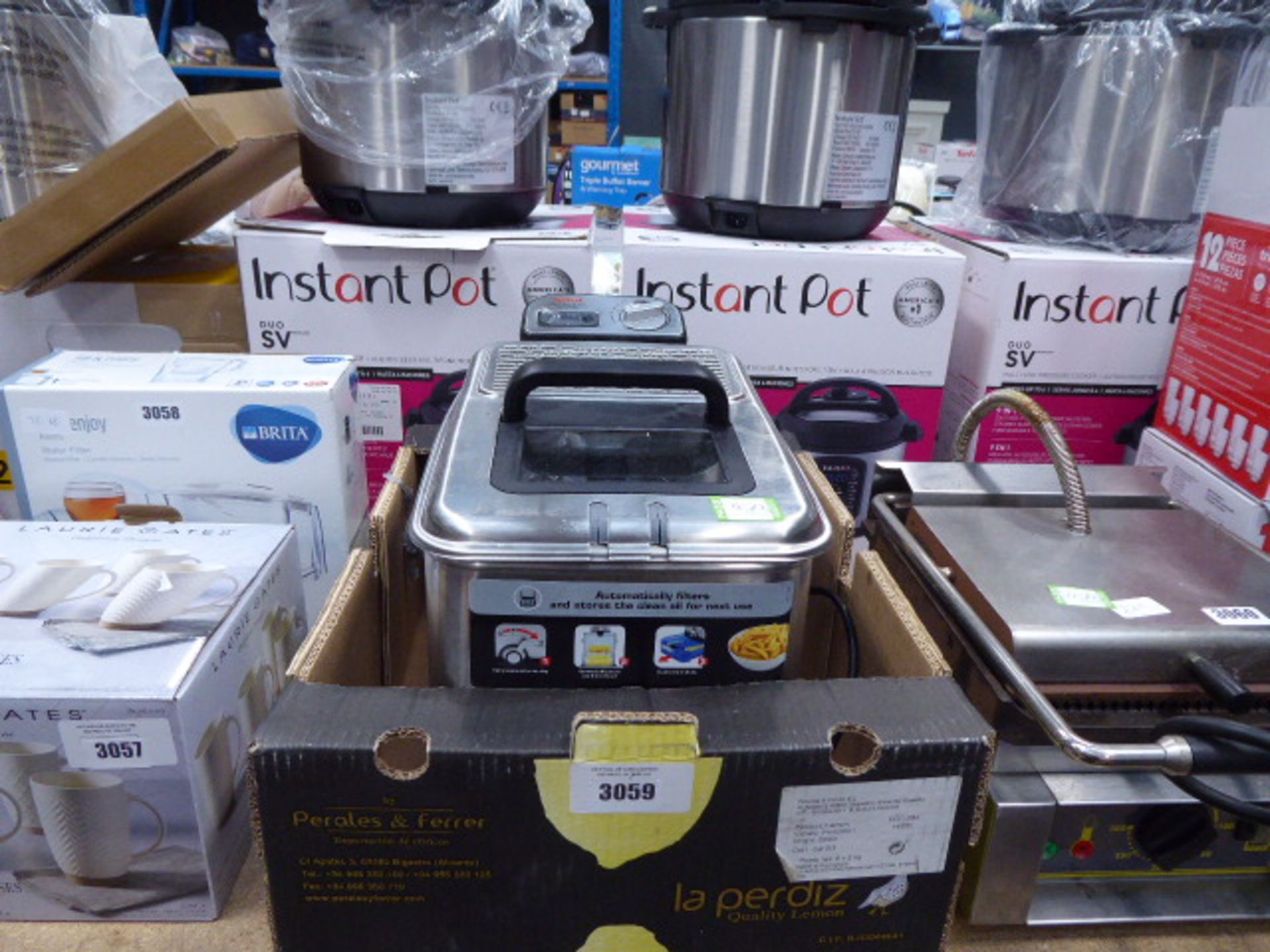 Unboxed Tefal filter fryer