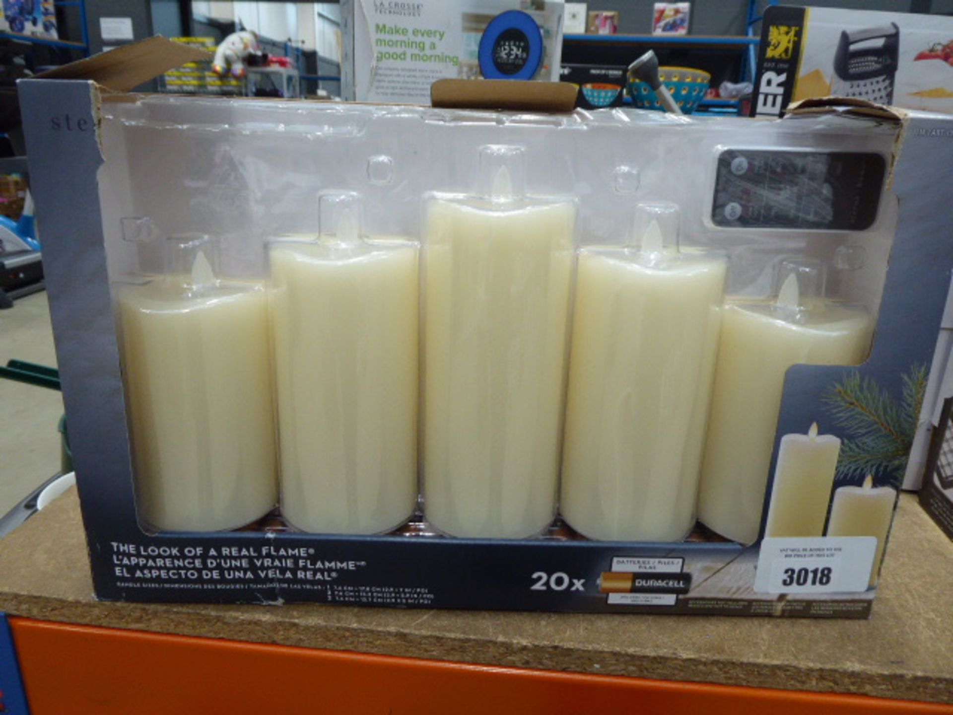 LED remote candle set