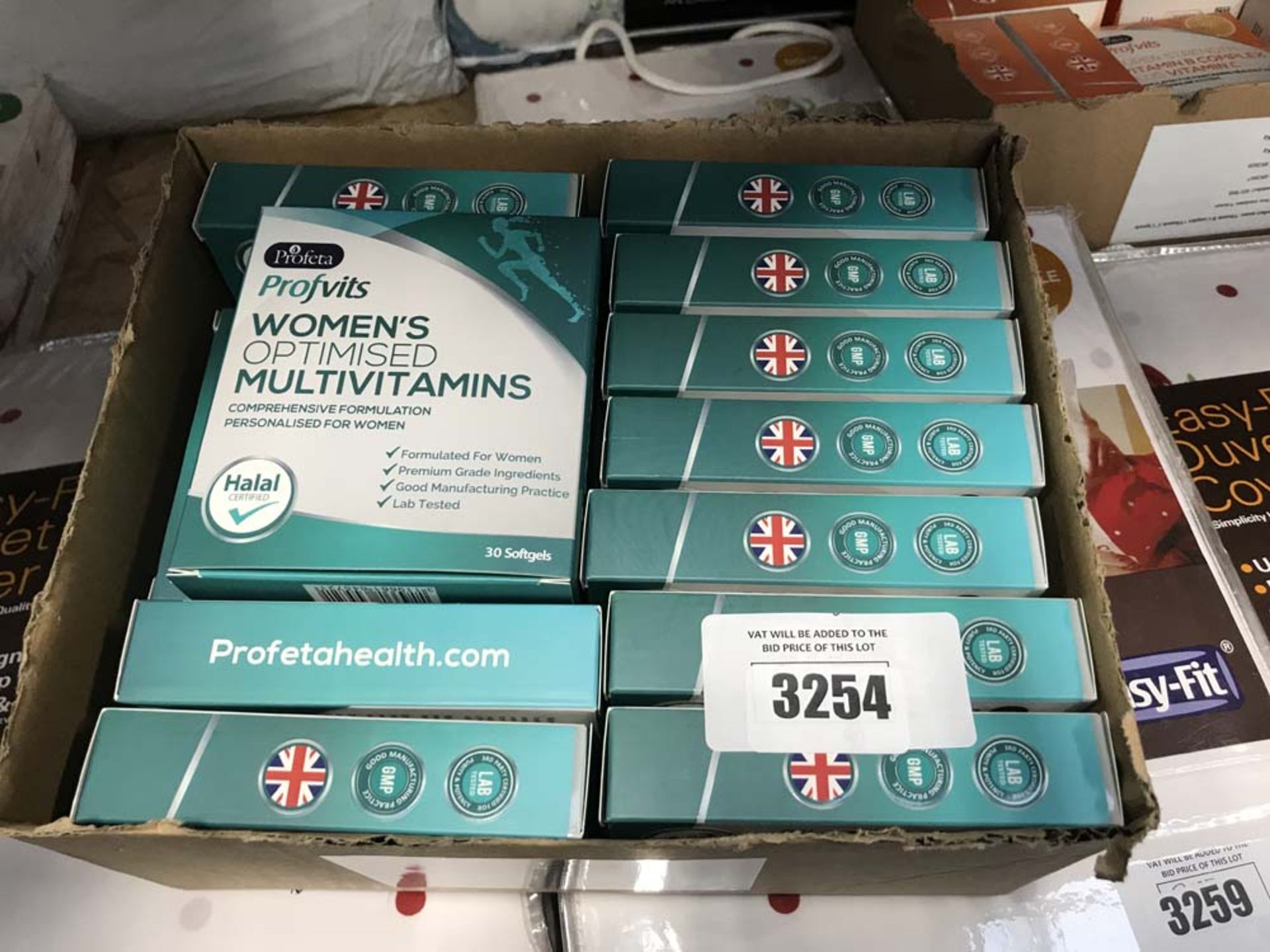 Box of Women's Optimised multivitamin soft gel tablets