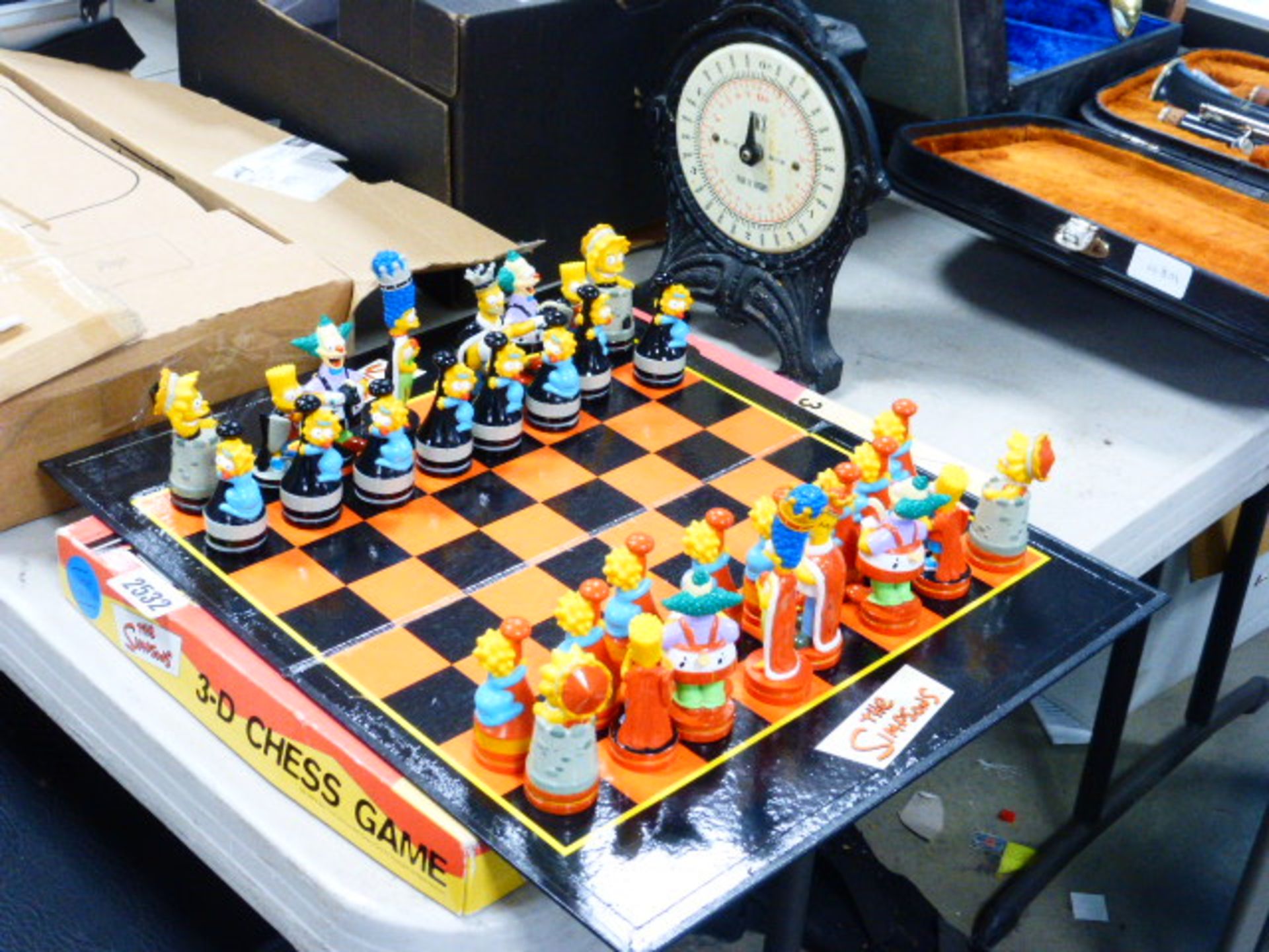 Simpson's novelty chess set